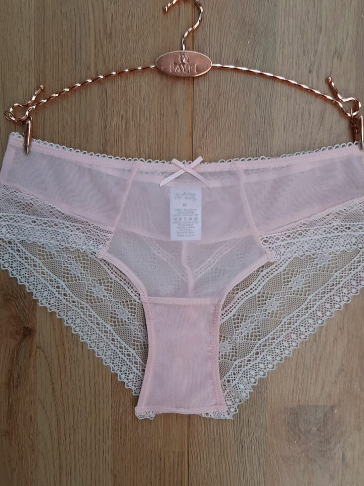 Lot de 2 slips dentelle invisible