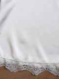 Nuisette satin de soie et dentelle 0021
