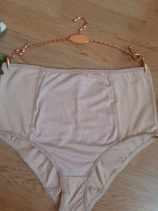 Lot de 2 culottes ventre plat taille Haute noir et beige