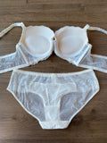 Ensemble rembourré double push up couleur crème