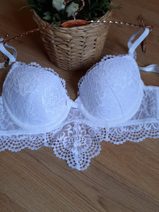 SOUTIEN-GORGE REMBOURRE SEXY DENTELLE