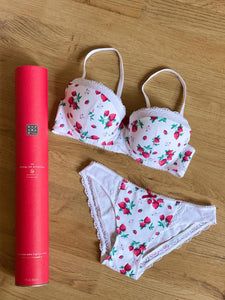 ENSEMBLE PUSH UP FLEURI COTON 2136
