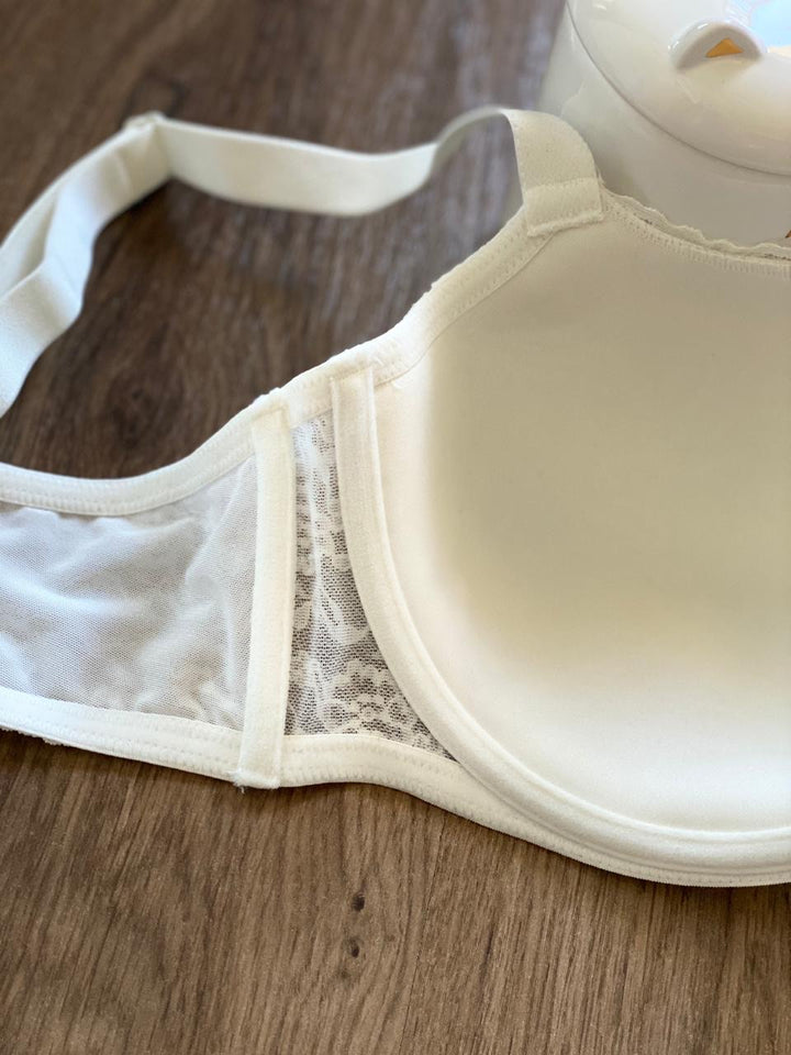 Soutien gorge rembourré dentelle couleur crème 1903