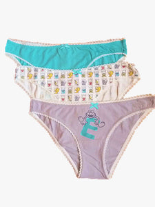 Lot de 3 slips en coton 011