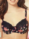 Soutien gorge maintien fleuri