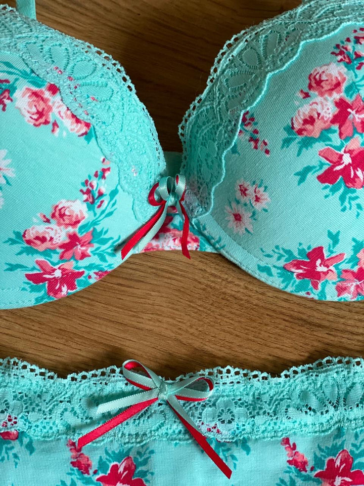 ENSEMBLE COTON FLEURI PUSH UP 2134
