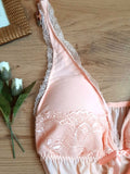 Nuisette 2 pièces en tulle et dentelle