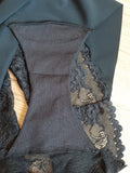 Lot de 2 Cullot invisible taille haute dentelle