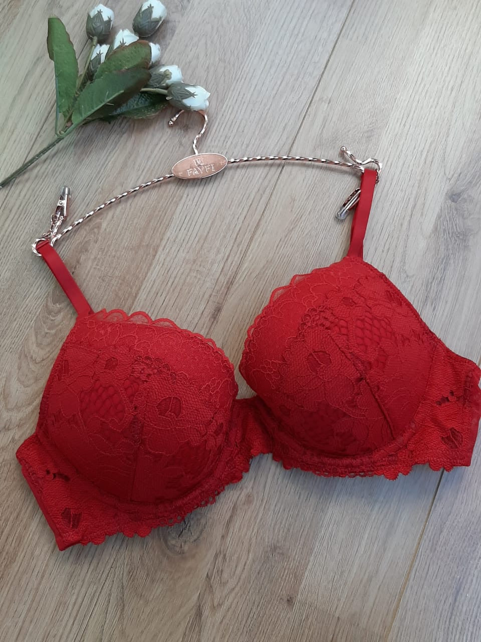 Soutien-gorge rembourré dentelle