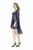 Chemise de nuit dentelle 3 pièces