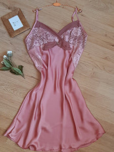 Nuisette satin de soie 0011