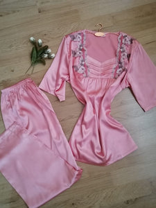 Pyjama satin de soie